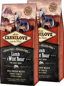Carnilove Pies Lamb & Wild Boar Sucha Karma z jagnięciną i dzikiem 2x12kg DWU-PAK 