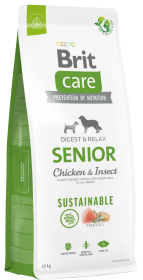 Brit Care Sustainable Pies Senior Chicken&Insect Sucha Karma 12kg (Data ważności: 07.09.2024)