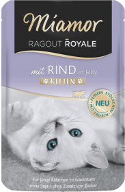 Miamor Ragout Royale Kot Kitten Mokra Karma z wołowiną 100g