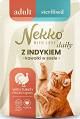 Nekko Daily Adult Sterilised Mokra Karma z indykiem dla kota 85g (sos)