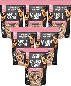 Pan Mięsko Kitten Mokra Karma z kurczakiem i królikiem 12x85g (sos) PAKIET