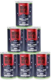 BUBAlicious More Meat Duo Adult Mokra Karma z kaczką i kozą dla psa 12x400g PAKIET WYPRZEDAŻ