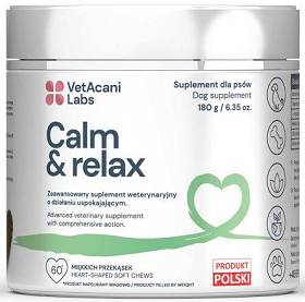 VetAcani Labs Calm&Relax Suplement diety dla psa 180g