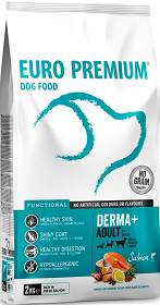 Euro Premium Functional Adult Derma+ Sucha Karma z łososiem dla psa 2kg