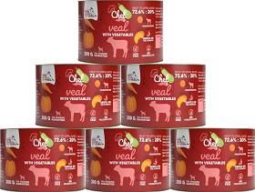 Syta Micha CHEF Veal Karma Mokra z cielęciną dla psa 6x200g PAKIET