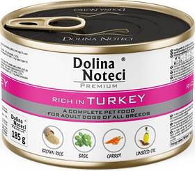 Dolina Noteci Premium Adult Mokra karma z indykiem dla psa 185g