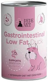 Paka Zwierzaka PEPE Vet Gastrointestinal Low Fat Duck Mokra Karma z kaczką dla psa 400g