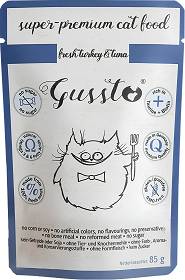 Gussto Fresh Kot Turkey & Tuna Mokra Karma z indykiem i tuńczykiem 85g