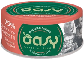 Oasy More Love Tuna Adult Mokra Karma z tuńczykiem i krewetkami dla kota 70g