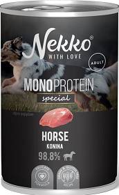Nekko Monoprotein Special Adult Horse Mokra Karma z koniną dla psa 400g