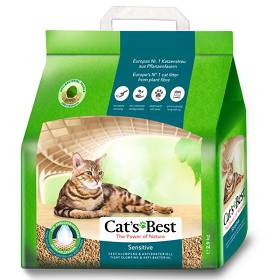 Cats Best Sensitive (Green Power) Żwirek drzewny poj. 8l (2.9kg)