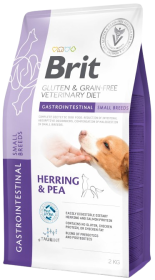 Brit Veterinary Diet Pies Gastrointestinal SMALL Herring&Pea Sucha Karma ze śledziem 2kg