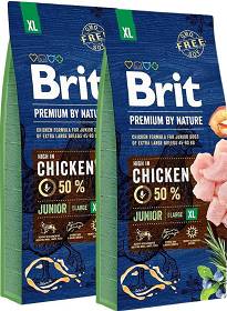 Brit Premium by Nature Pies Extra Large Junior Sucha Karma 2x15kg DWU-PAK
