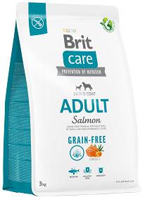 Brit Care Grain-Free Pies Adult Salmon Sucha Karma z łososiem 3kg