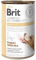 Brit Veterinary Diet Pies Hepatic Turkey&Pea Mokra Karma z indykiem 400g