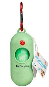 Pet Supplies Pojemniczek z woreczkami na odchody kolor biały nr TC20006
