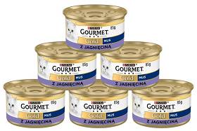Gourmet Gold Kot Mokra Karma z jagnięciną (mus) 12x85g PAKIET