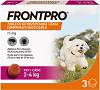 Frontpro Tabletka na kleszcze i pchły S 11.3mg dla psa 2kg-4kg  3szt.
