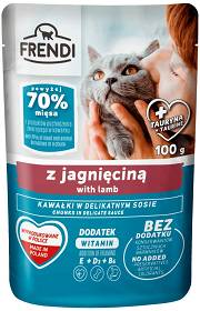 Frendi Mokra Karma z jagnięciną w sosie dla kota 100g