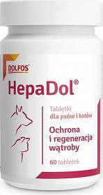 Dolfos HepaDol suplement diety dla psa i kota 60 tab.
