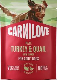 Carnilove Pies Adult Turkey&Quail lMokra Karma z indykiem i przepiórką 300g