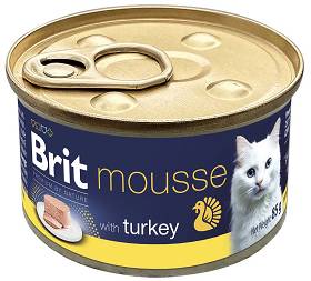 Brit Premium Kot Mousse Turkey Mokra Karma z indykiem 85g