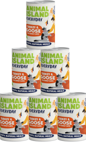Animal Island Everyday Turkey&Goose Mousse Mokra Karma z indykiem i gęsią w musie dla kota 12x400g PAKIET