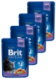 Brit Premium Kot with Cod Fish Mokra Karma z dorszem 12x100g PAKIET