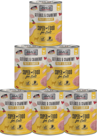 Mac's Cat Mono Adult Mokra Karma z drobiem i żurawiną dla kota 6x800g PAKIET