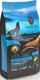 Ambrosia Mediterranean Adult Fresh Sardine with Tuna Sucha Karma z sardynkami i tuńczykiem dla psa 5kg