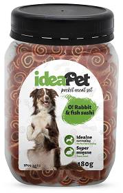 IdeaPet Pocket meat set O! Rabbit&Fish przysmak sushi dla psa 180g WYPRZEDAŻ