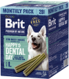 Brit Premium Monthly Pack Happy Snacks Dental  Przysmaki dla psa rozm. L 28szt.