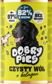 Dobry Pies Adult Mono Mokra Karma z wołowiną dla psa 400g