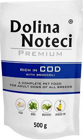 Dolina Noteci Pies Premium Adult Cod Mokra Karma z dorszem dla psa 500g