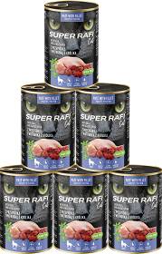 Super Rafi Kot Adult Mokra Karma z przepiórką i wątróbką z królika dla kota 12x400g PAKIET