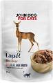 John Dog for Cats Lapé Deer in Broth Mokra Karma z sarną w sosie dla kota 100g