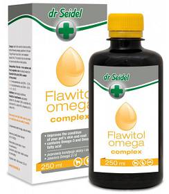 Flawitol Omega Complex olej rybny dla psa i kota 250ml
