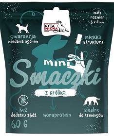 Syta Micha Mini Przysmaki z królikiem dla psa 60g 