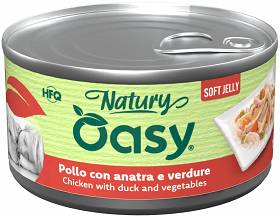 Oasy Natury Soft Jelly Adult Chicken with Duck and Vegetables Mokra Karma z kurczakiem i kaczką dla psa 150g