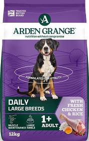 Arden Grange Pies Adult Large Breed Sucha Karma z kurczakiem 12kg