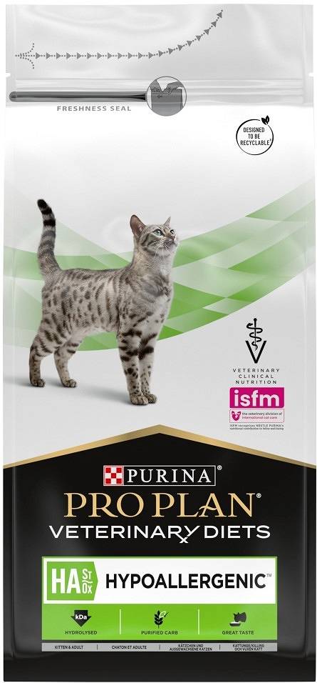 Purina Veterinary Diets Feline HA Hypoallergenic Sucha Karma 1.3kg