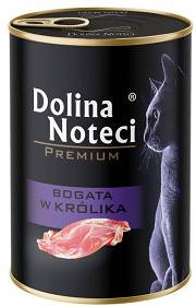 Dolina Noteci Premium Mokra Karma z królikiem dla kota 400g 