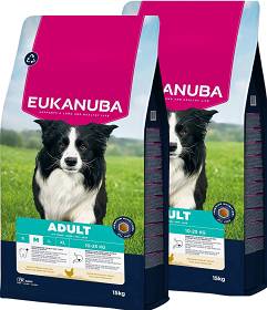 Eukanuba Pies Adult Medium Breed Sucha Karma 2x15kg DWU-PAK
