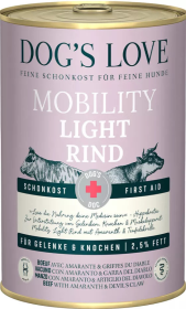 Dog's Love Mobility Light Rind Mokra Karma z wołowiną dla psa 400g
