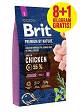 Brit Premium by Nature Pies Small Junior Sucha Karma 8kg+1kg GRATIS