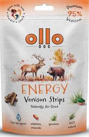 Ollo Air-Dried Dried Energy Venison Strips Przysmaki z dziczyzną dla psa 80g