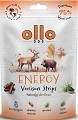 Ollo Air-Dried Dried Energy Venison Strips Przysmaki z dziczyzną dla psa 80g