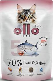 Ollo nr 5 Tuna&Sallop Mokra Karma z tuńczykiem i przegrzebkami dla kota 85g