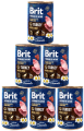 Brit Premium by Nature Pies Junior Turkey with Liver Mokra karma z indykiem i wątróbką 6x400g PAKIET