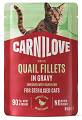 Carnilove Kot Adult Sterilised Quail Fillets in Gravy Mokra Karma z przepiórką 85g